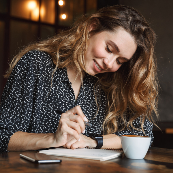 Woman Writing, Write Yourself Love Letters