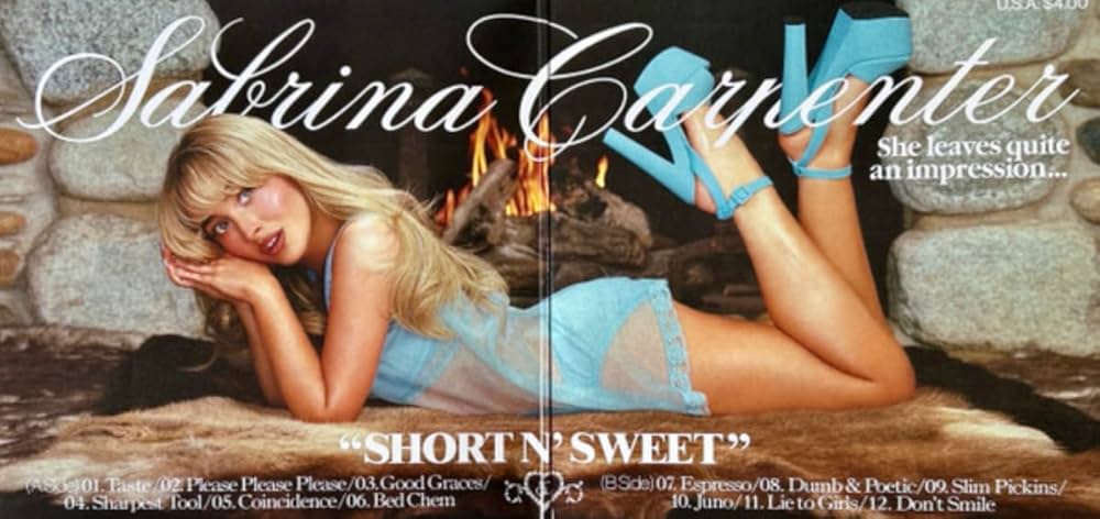 Sabrina Carpenter, Short and Sweet Album Insert